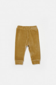 Set bluzita si pantaloni Elefant, 80%bumbac organic si 20% poliester - Mustar, BabyCosy