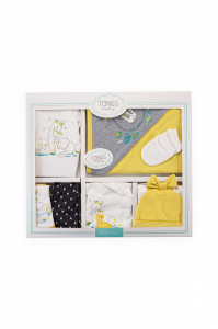 Set de 10 piese pentru nou nascut Lebada, Tongs baby - Img 4