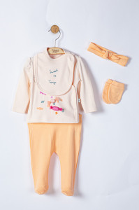 Setul 5 piese nou nascut Sweets, Tongs baby - Img 3