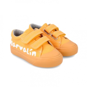 Tenisi canvas pentru copii Garvalin, amarillo