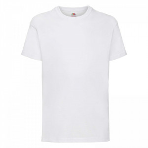 Tricou alb copii Fruit of the Loom - Img 4