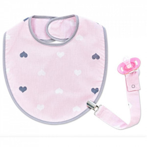 Baveta cu suport pentru suzeta BabyJem - Img 1