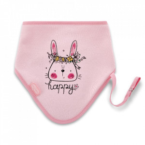 Baveta cu suport pentru suzeta Triangle BabyJem - Img 4