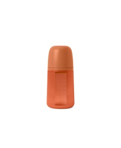 Biberon din silicon, 240ml, Colour Essence SX Pro debit mediu, rosu