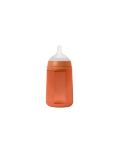 Biberon din silicon, 240ml, Colour Essence SX Pro debit mediu, rosu - Img 2
