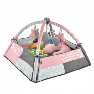 Centru de joaca cu bile BabyJem Toy Ball Play Mat - Img 2