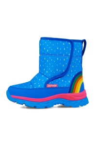 Cizmulite pentru fetite Curcubeu, Agatha Ruiz De La Prada, albastru