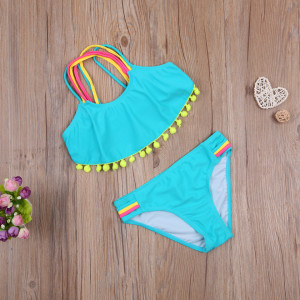 Costum de baie cu ciucuri din 2 piese Drool - Img 5