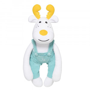 Jucarie ren de plus pentru copii, Skiddou, 30 cm - Img 5