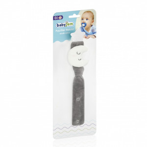 Lant pentru suzeta din material textil cu steluta BabyJem - Img 12