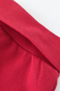 Pantaloni Bebe Unisex din bumbac organic Rosu BabyCosy - Img 4