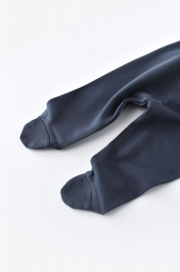Pantaloni cu Botosei - Bumbac organic Bleumarin BabyCosy - Img 3