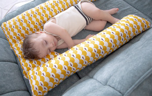 Perna 3 in 1 : babynest, pentru gravide si pentru alaptare in forma de U BabyJem - Img 8