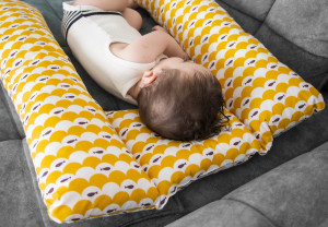 Perna 3 in 1 : babynest, pentru gravide si pentru alaptare in forma de U BabyJem - Img 10