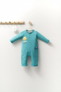 Salopeta cu buzunare pentru bebelusi Monster, Tongs baby
