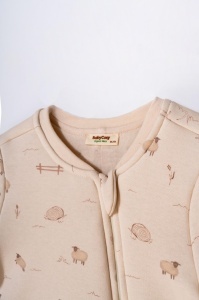 Salopeta cu fermoar, Lamb, BabyCosy, 100% bumbac organic - Img 8