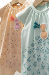 Salopeta de vara pentru bebelusi Peacock, Tongs baby - Img 4