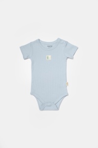 Set 2 body Bamboo, blue, BabyCosy, 50% bumbac+50%bambus