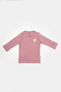 Set 3 piese:bluza, pantaloni si caciulita Bamboo, roz inchis, BabyCosy, 50% bumbac+50%bambus