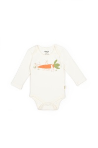 Set 3 piese: body, pantalon si vesta Rabbit, 100% bumbac organic, BabyCosy