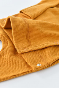 Set 4 piese: bluza, pantaloni, caciulita si manusi din bumbac organic si modal - Sofran, BabyCosy - Img 5