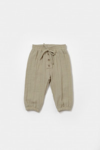 Set bluza si pantaloni, Winter muselin, 100% bumbac - Verde, BabyCosy