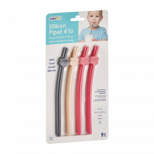 Set de 4 paie din silicon reutilizabile BabyJem - Img 7