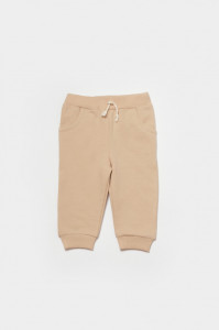 Set hanorac si pantaloni, Two thread, 100%bumbac organic - Stone, BabyCosy