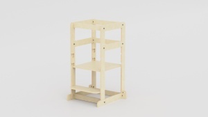 Turn de invatare multifunctional Kule Lite, Natur, MamaToyz - Img 8