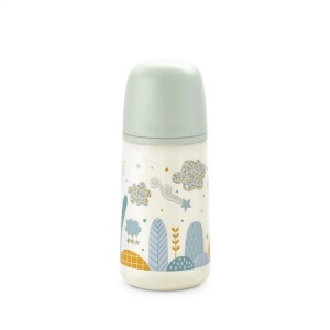 Biberon 270 ml tetină fiziologică SX Pro debit mediu verde Dreams