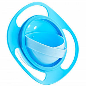 Bol multifunctional cu capac si rotire 360 grade BabyJem Amazing Bowl