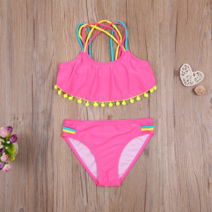 Costum de baie cu ciucuri din 2 piese Drool - Img 6