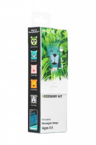 Kit accesorii pentru ochelari de soare MOKKI Click&Change, bleu - Img 5