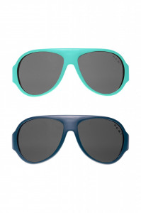 Ochelari de soare pentru copii MOKKI Click & Change, protectie UV, bleu, 2-5 ani, set 2 perechi - Img 5