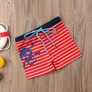 Pantalon de baie baietel Marinar Rosu