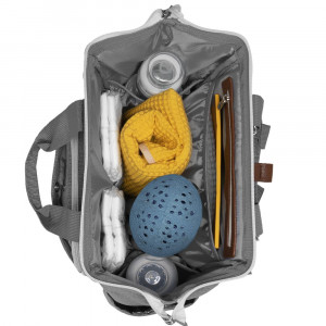 Rucsac multifunctional mamici Skiddou Astrid, Normandic Dream, Gri - Img 3