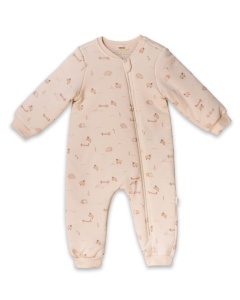 Salopeta cu fermoar, Lamb, BabyCosy, 100% bumbac organic - Img 5