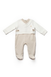 Salopeta eleganta TeddyBear, BabyCosy, 100% bumbac organic