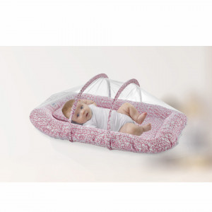 Saltea reductor/ BabyNest BabyJem cu pernuta si plasa insecte Sleep Safe - Img 2