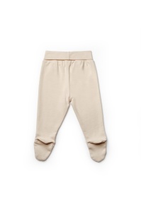Set 2 pantaloni cu botosei bebe TeddyBear, BabyCosy, 100% bumbac organic