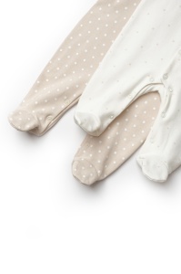Set 2 salopete TeddyBear, 100%bumbac organic, BabyCosy