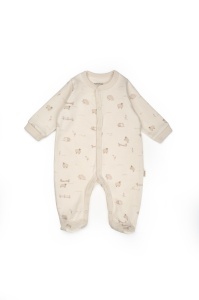 Set de 10 piese pentru nou nascut, 100% bumbac organic, Lamb, BabyCosy - Img 3