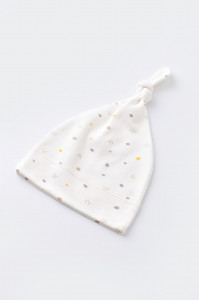 Set de 5 piese pentru nou nascut - 100% bumbac organic - Ecru cu buline, BabyCosy - Img 8