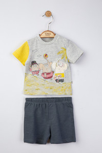 Set tricou de vara cu pantalonasi pentru bebelusi Swim, Tongs baby - Img 3