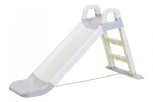 Tobogan pentru copii, 140 cm crem/gri - Img 3