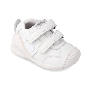 Adidasi Primii Pasi pentru Copii Biomecanics 221001-C, blanco