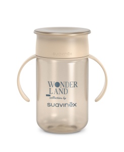 Cană 360° anti-vărsare, 340 ml, bej, Wonder, Suavinex - Img 3