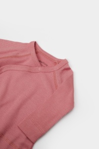 Cutie 4 piese pentru nou nascut - 100% bumbac organic - Roz, BabyCosy