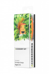 Kit accesorii pentru ochelari de soare MOKKI Click&Change, galben - Img 3