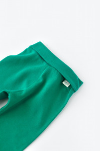 Pantaloni cu Botosei - Bumbac organic Verde BabyCosy - Img 2